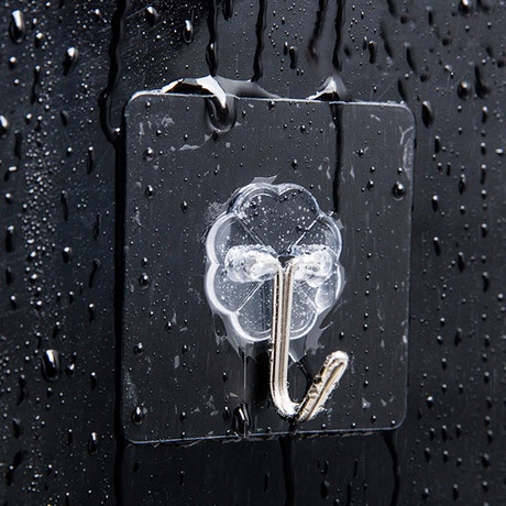 Waterproof Traceless Adhesive Hook Door Wall Hook Strong Adhesive For Kitchen Bathroom COD