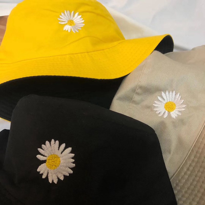 【high quality】GD Peaceminusone Hat G-DRAGON BIGBANG little Daisy fisherman cap Men and Women Casual Bucket Hat