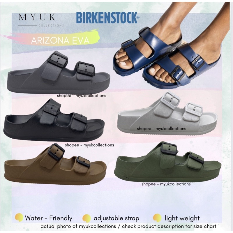 birkenstock eva size chart