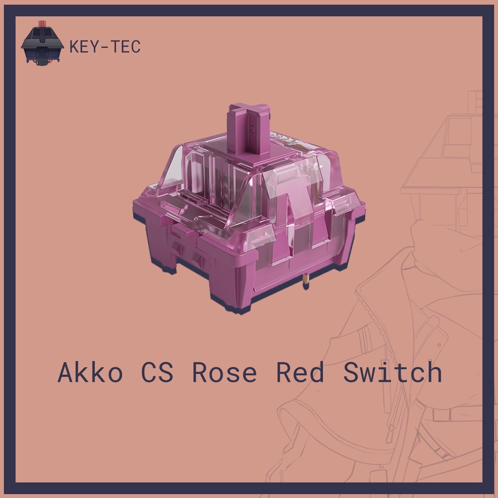 Akko CS Rose Red Switch (45pcs) Shopee Philippines