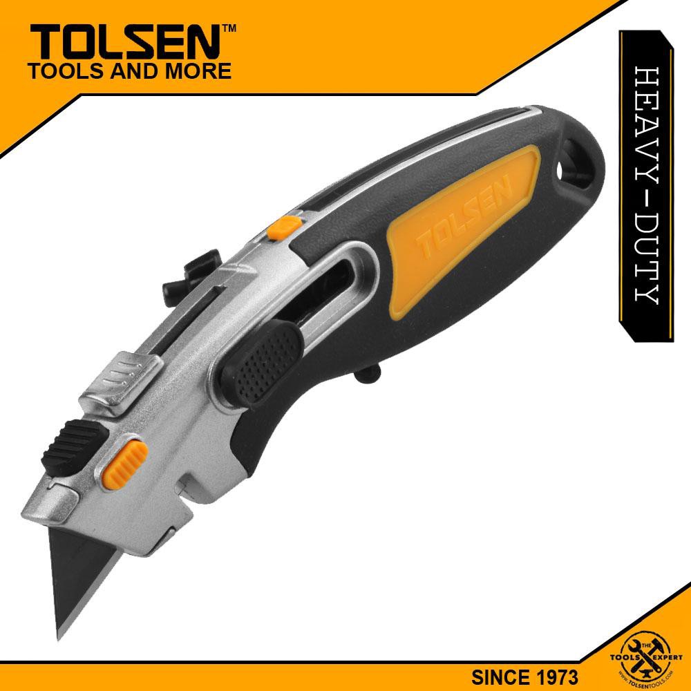 Tolsen Industrial Double Function Utility Knife (61 x 19mm) 30019