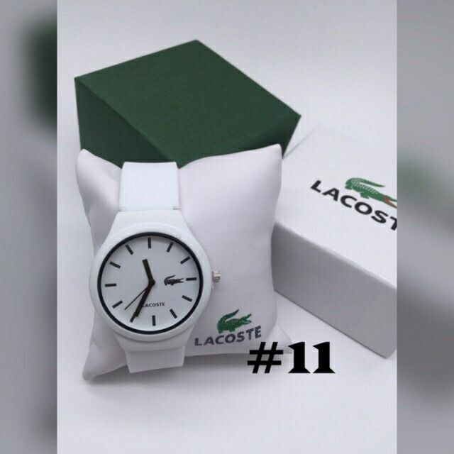 NEW LACOSTE RUBBER WATCH  Shopee  Philippines 