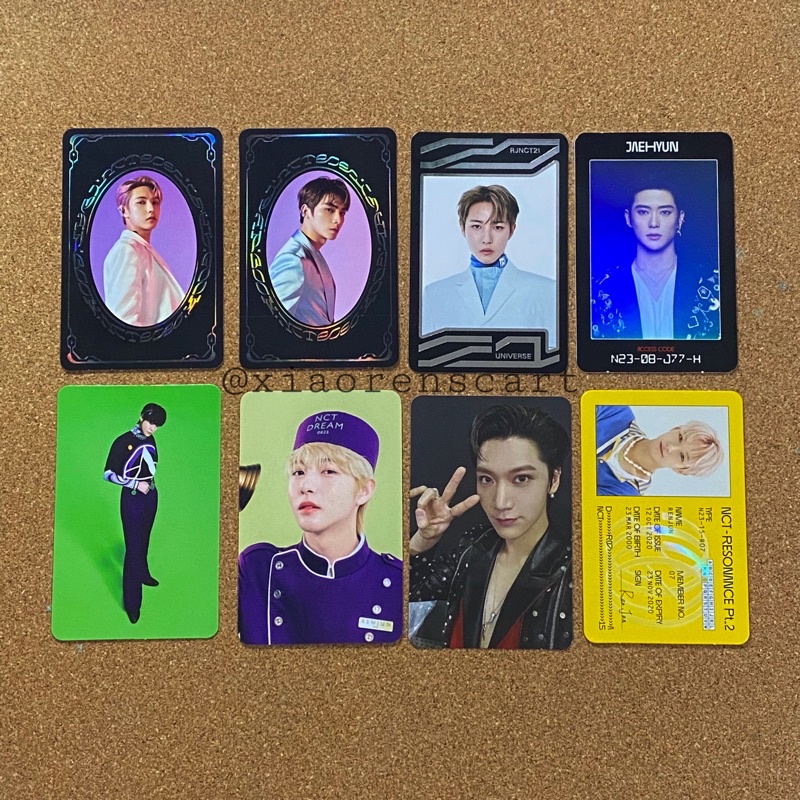 Nct 127 Dream Wayv Random Photocards Sets Only Renjun Jaehyun Xiaojun Doyong Ten Shopee 0849