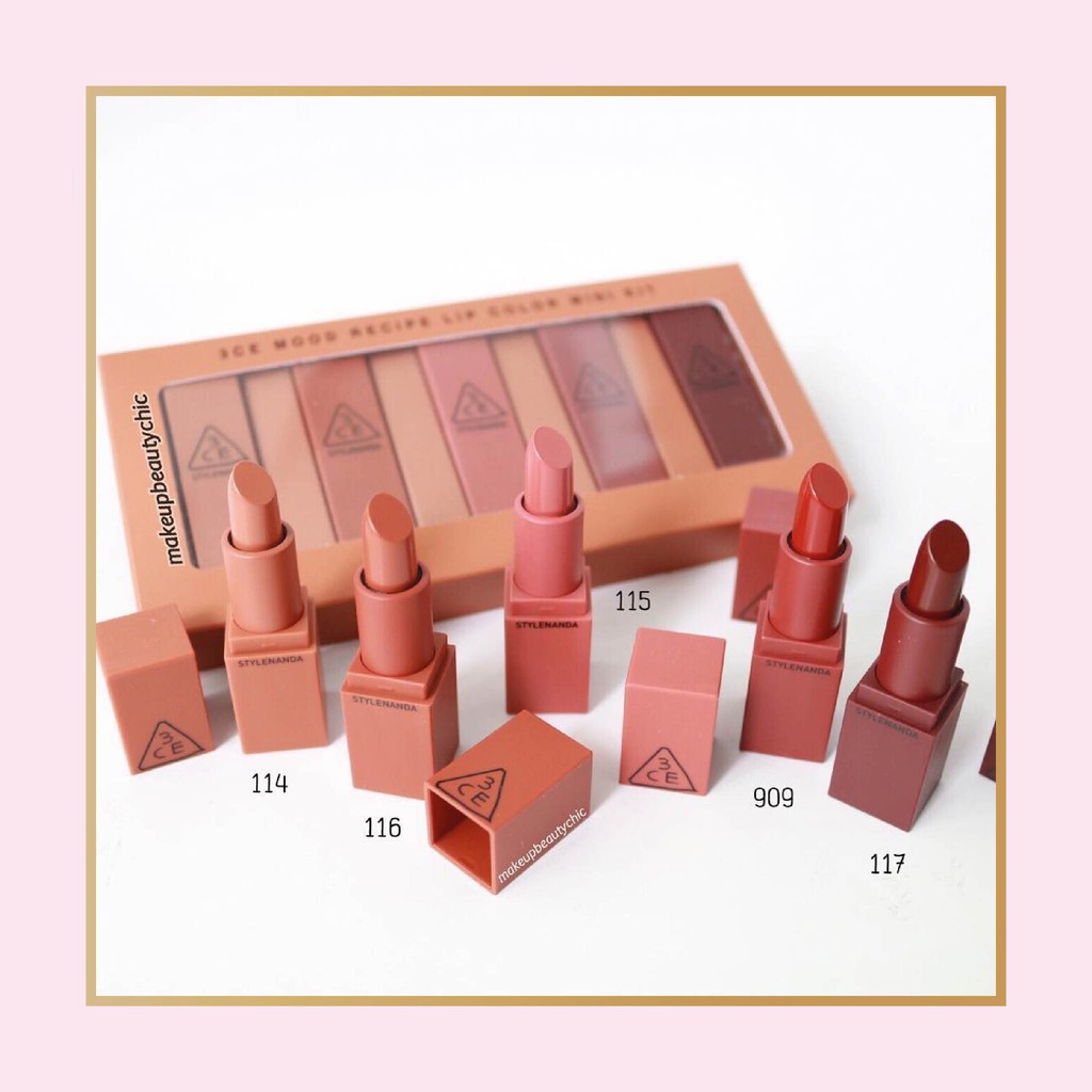 3ce lipstick set mini kit