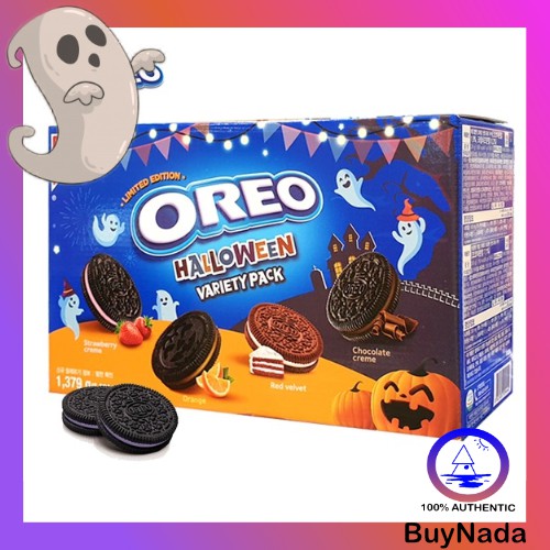 Oreo Halloween Cookies Orange Cream Chocolate Sandwich Snack Shopee Philippines