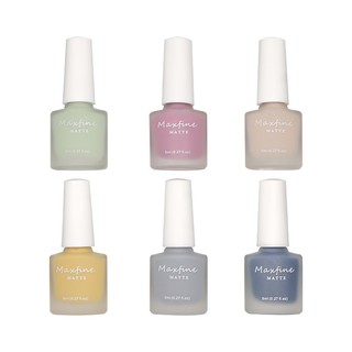Maxfine water-based frosted no baking and tasteless non-irritating long lasting Matte nail polish8ml