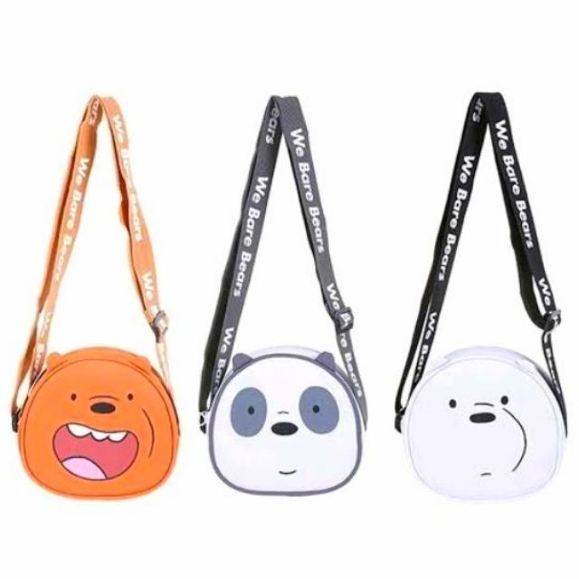 we bare bears sling bag