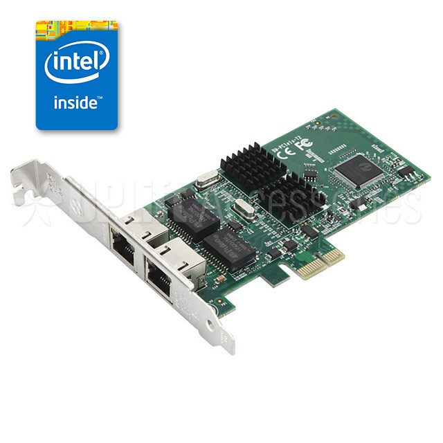 Intel Dual LAN Port 2-Port Gigabit Ethernet LAN Card with PXE Bootrom ...