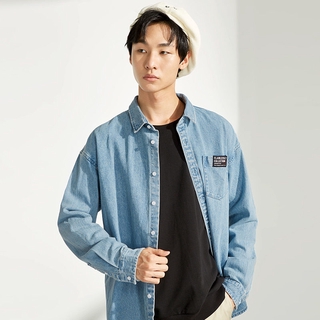 cap sleeve denim shirt