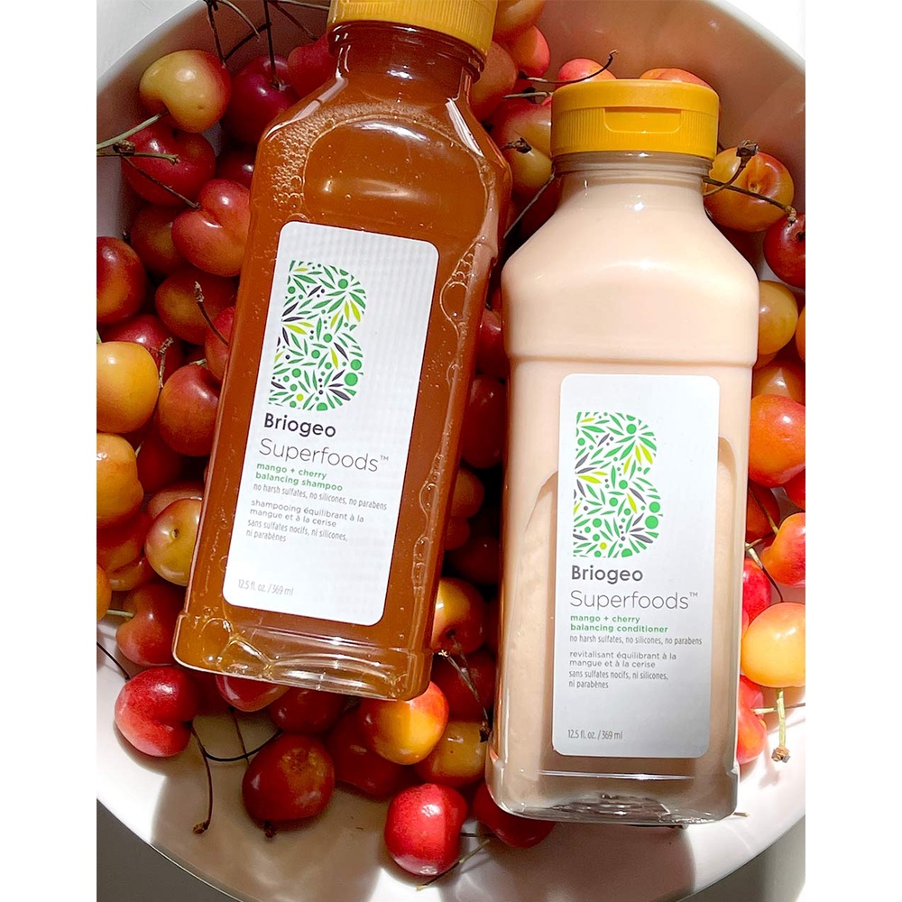 [On Hand] BRIOGEO Superfoods Mango + Cherry Balancing Shampoo