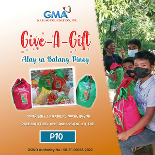 P10 Give-A-Gift Alay sa Batang Pinoy
