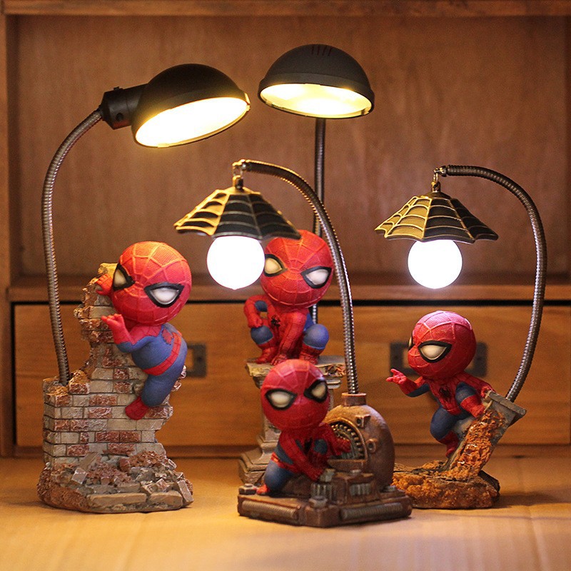 Creative Cartoon Spiderman Small Table Lamp | Shopee Philippines