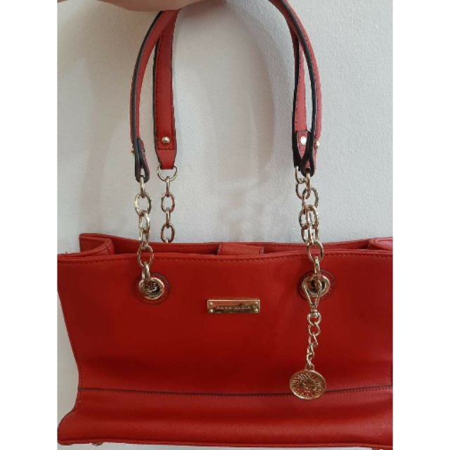 anne klein red bag