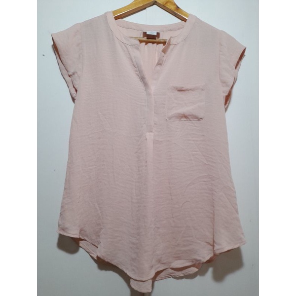 liz claiborne womens crew neck short sleeve blouse