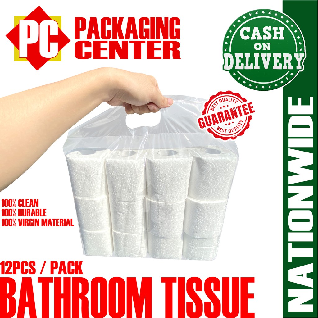 Bathroom Tissue by 12pcs per pack COD Nationwide! 100 Virgin Material
