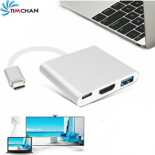 USB-C To HDMI 3 in1 Cable Converter/For Android Macbook Usb 3.1 Thunderbolt 3/Type C Switch To HDMI 4K Adapter Cable #1