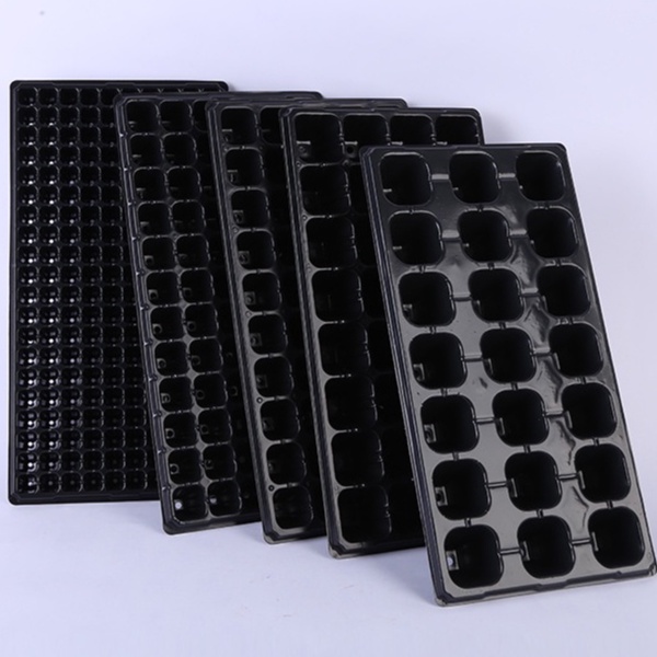 3Pc Seedling Tray 32/50/72/128 Holes Garden Starter Trays Strength Seed ...