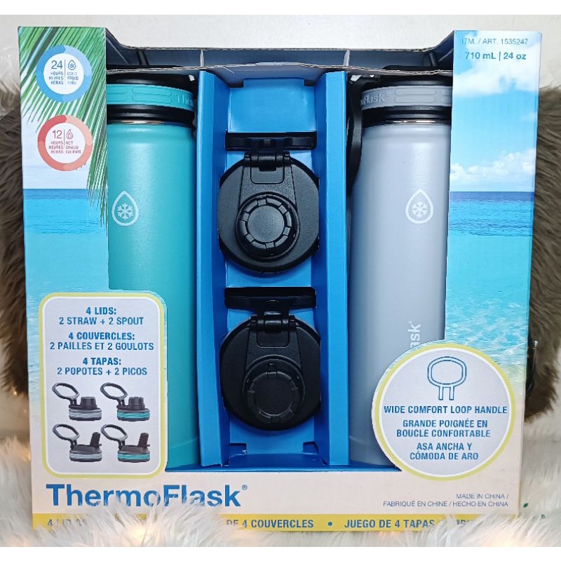 ThermoFlask Interchangeable Leakproof Lid 710ml (24 oz) (Hot and Cold
