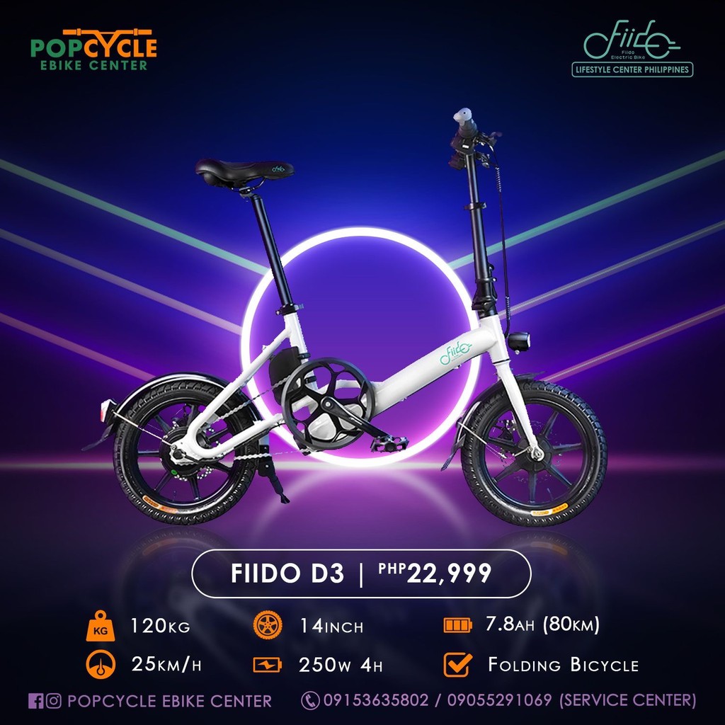 fiido d3 folding electric bike