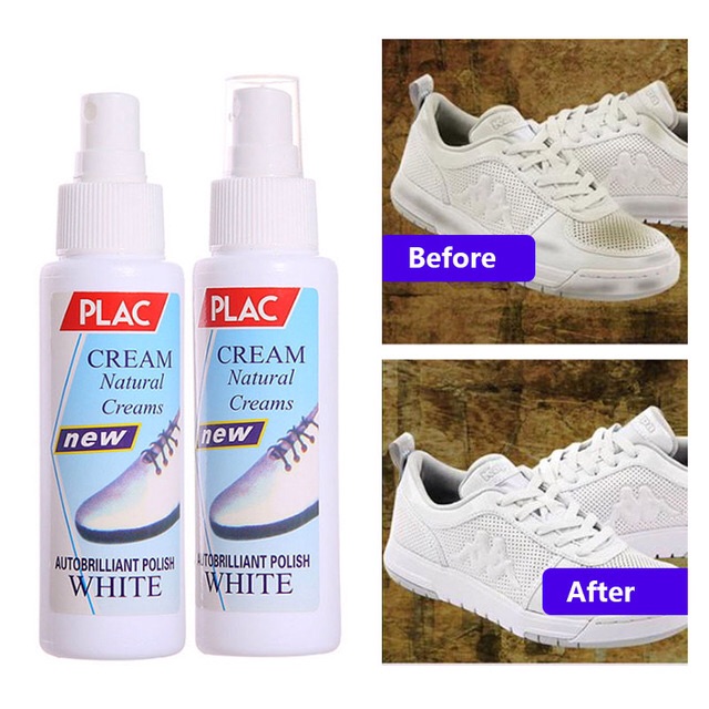 white cream shoe polish