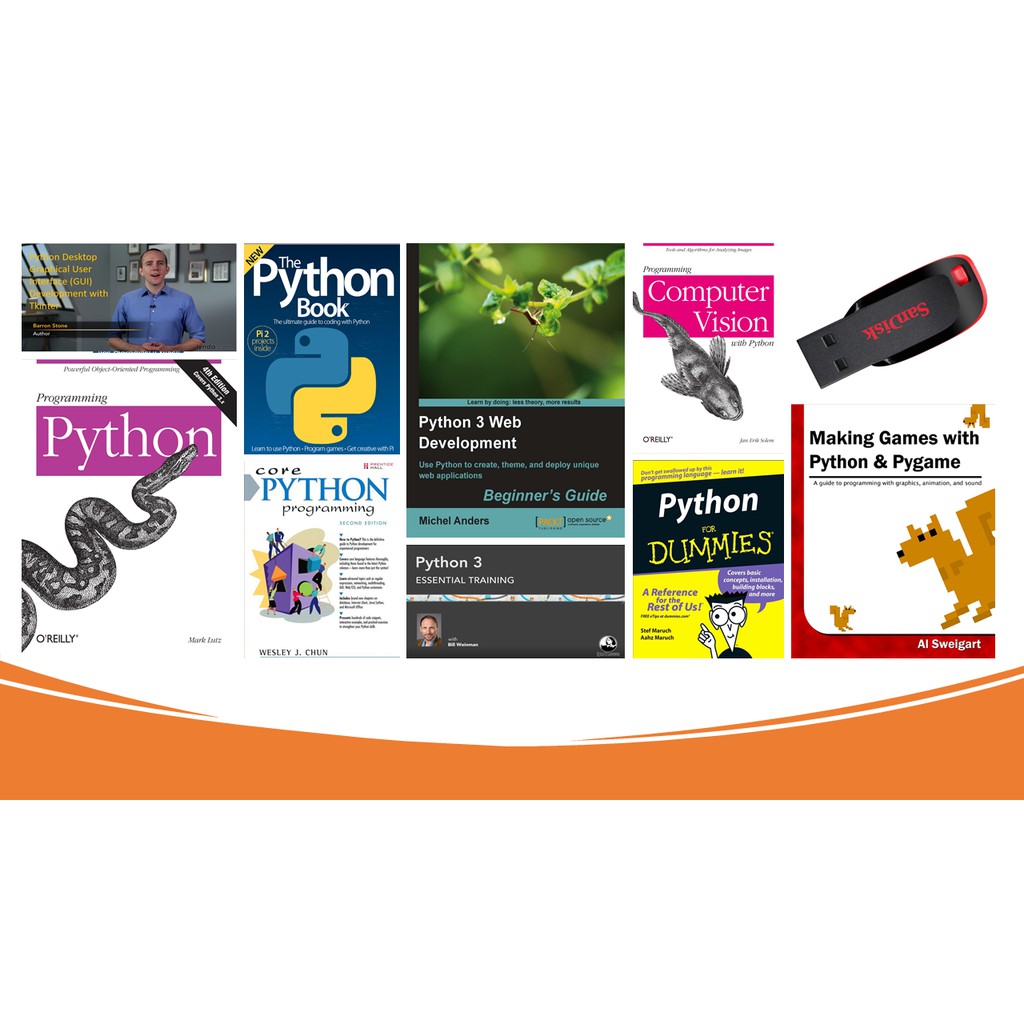 Python Program FileCollection in 32GB Flash Drive With Free OTG Connector -  Digital Books and Videos | Shopee Philippines