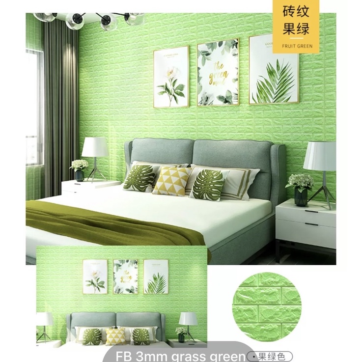 Wallpaper Big Size DIY 70cm*77cm Self Adhesive Waterproof 3D grass
