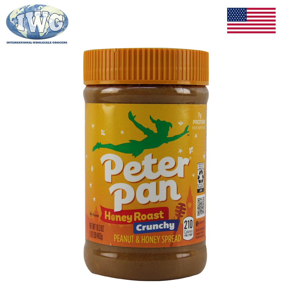 Iwg Peter Pan Peanut Butter Honey Roast Crunchy 16 3oz Shopee Philippines