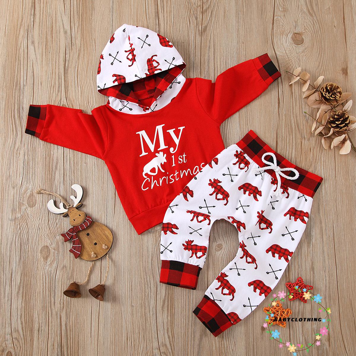 red infant sweater