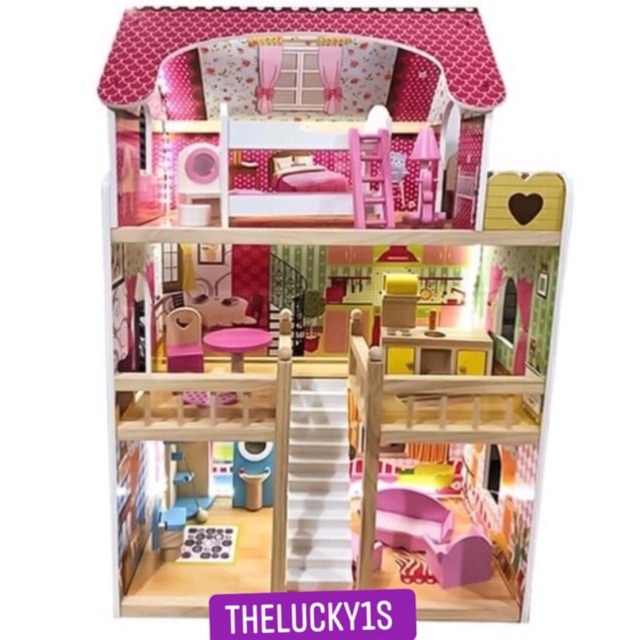 very big barbie doll house