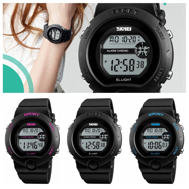 digital sports wrist watch