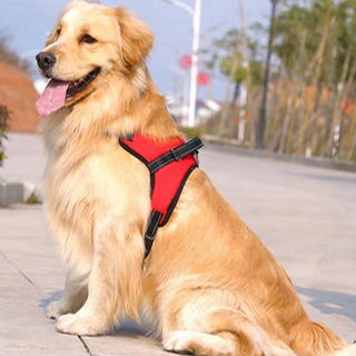 （hot）Nylon Heavy Duty Dog Pet Harness Collar K9 Padded Extra Big Large Medium Small Harnesses vest H #6