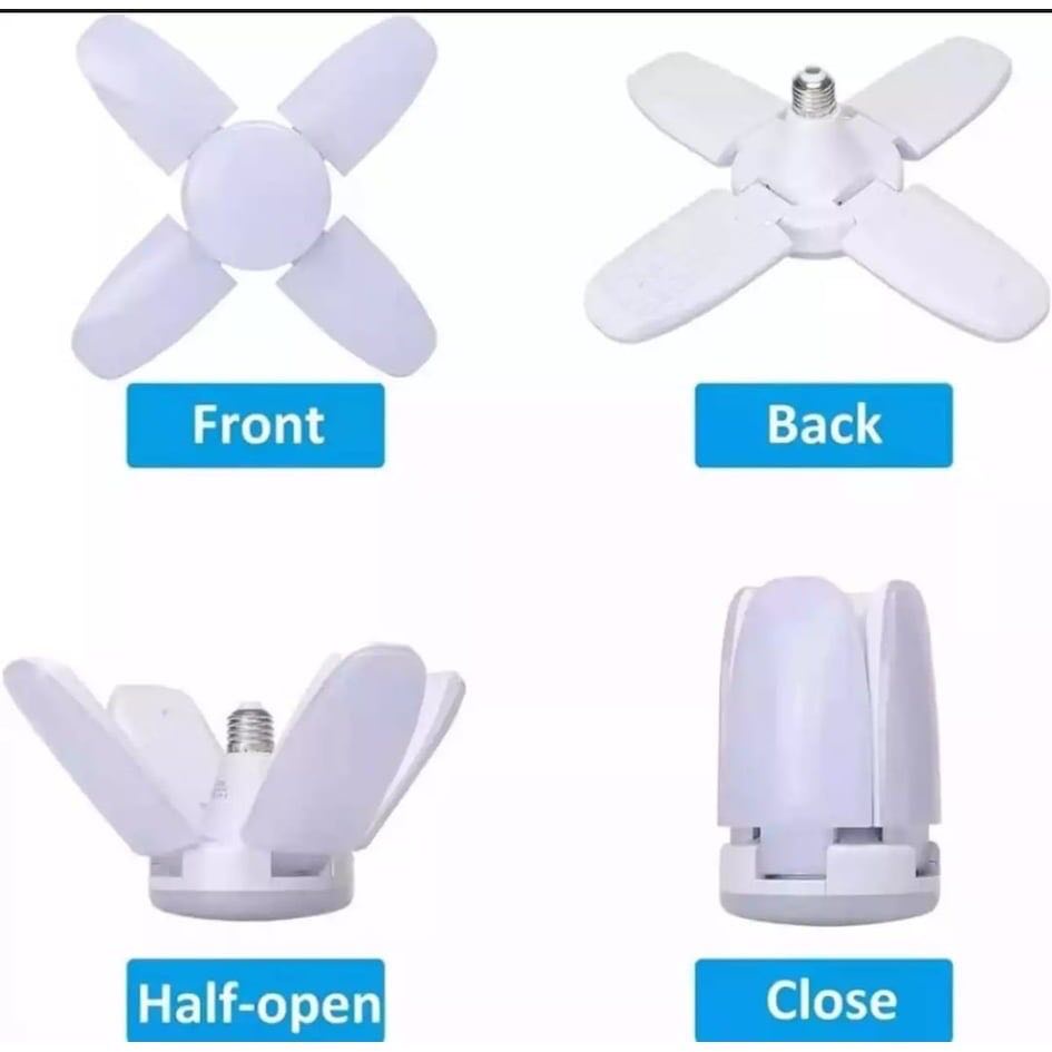 Foldable Fan Blade LED Light Bulb | Shopee Philippines