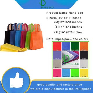 1 Pcs Eco Bag Tote Handbag Expandable Reusable Shopping Non-woven Top Handle Loop Packaging ecobag
