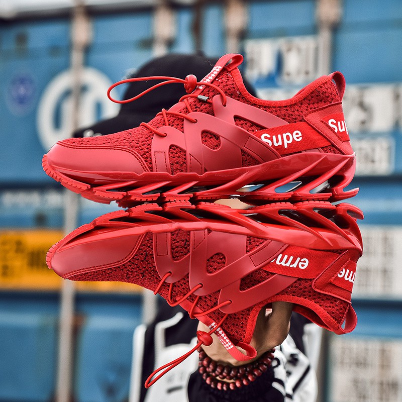 supreme red sneakers