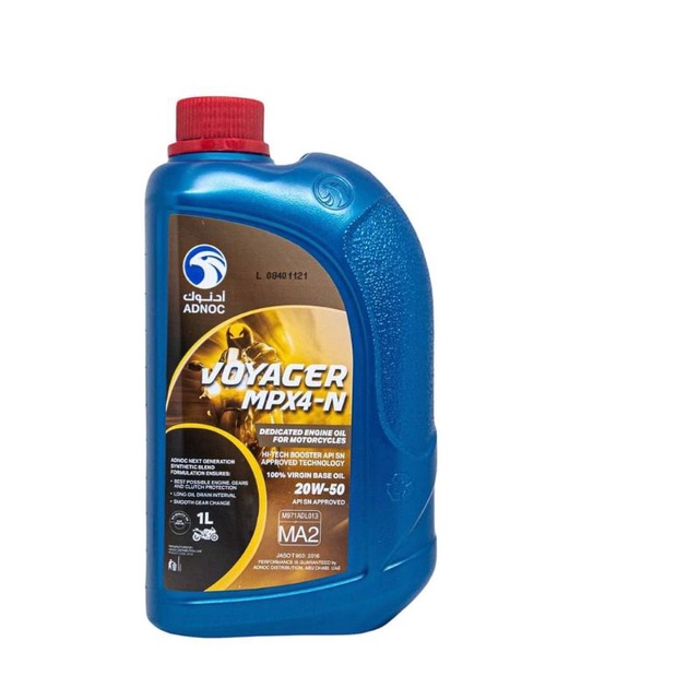 ADNOC Voyager MPX4N Motorcycle Engine Oil (Clutch Type) Shopee