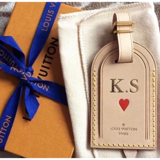 louis vuitton vachetta luggage tag