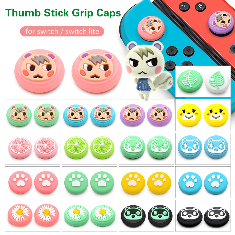 Animal Crossing Marshal Gaming Rubber Thumb stick Grip Cover for