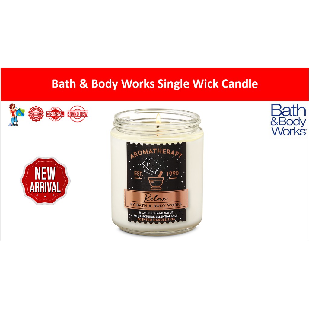 bath and body works chamomile candle