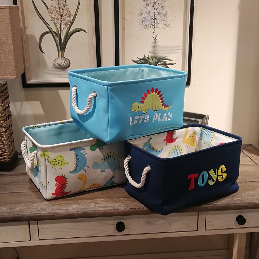 dinosaur canvas storage box