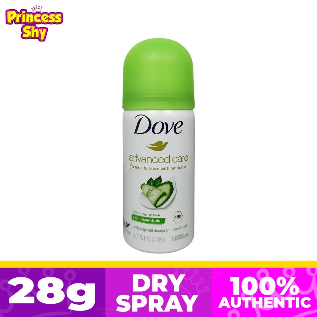 Dove Advanced Care Cool Essentials Dry Spray Deodorant Antiperspirant 1