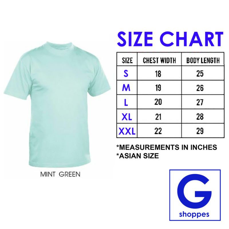 plain t shirt mint green