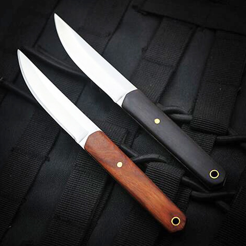 ToughKeng Outdoor Friut Multi Fixed Blade Knife Sanding Stainless Steel