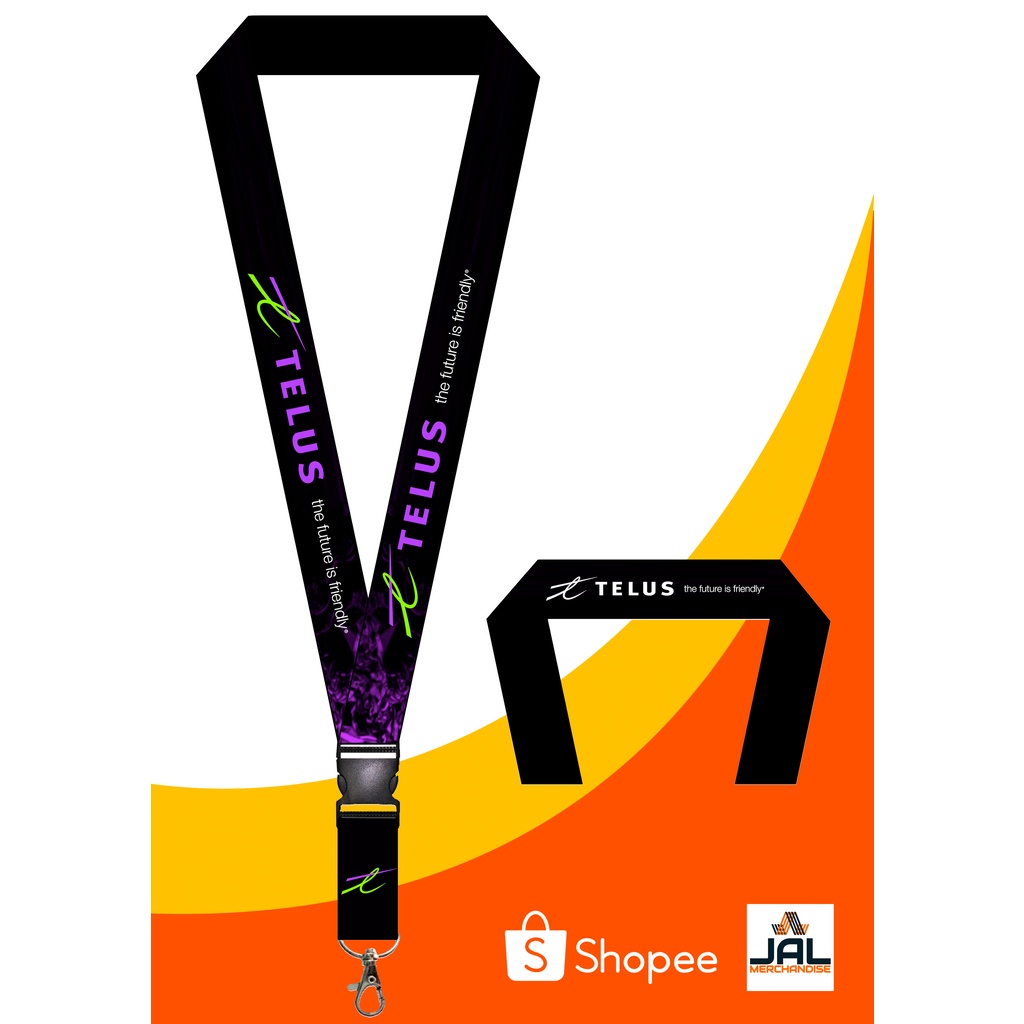 Telus ID lace design / ID lanyard Shopee Philippines