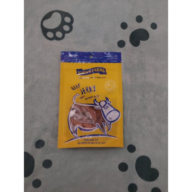 JOHNS FARMS Beef Jerky 80g (Natural Treats made with Love) Shopee