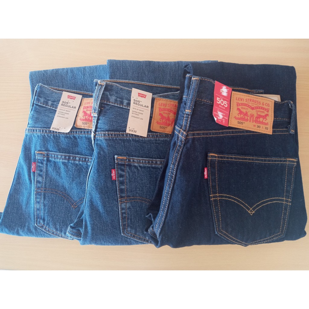 Authentic Levi's 505 Regular Fit Jeans for Men | Shopee Philippines