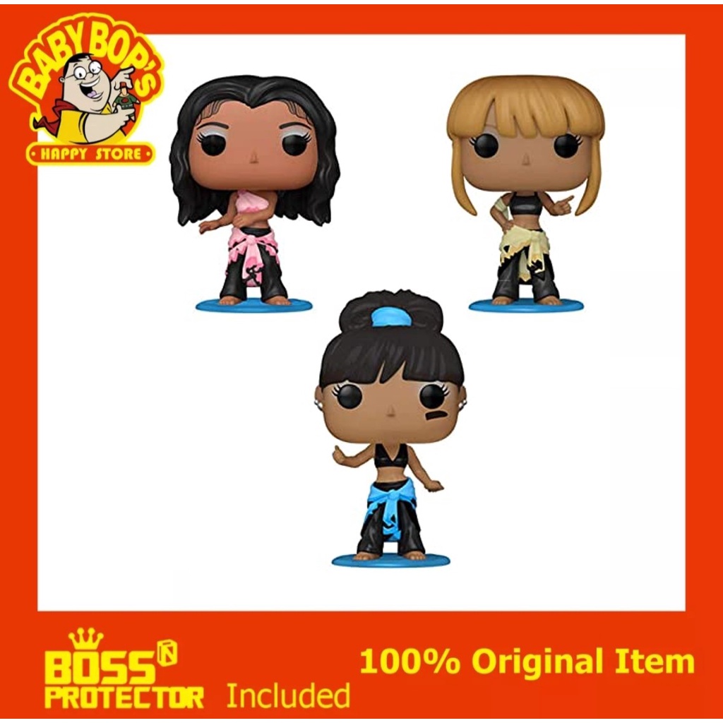 Funko Pop! Music TLC Bundle Set of 3 and 6 Left-Eye, Chilli, and T-BOZ with Chase sold by Baby Bop's