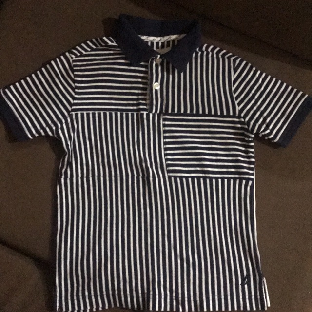 Preloved Original Nautica Boys Shirt Shopee Philippines - blue and white nautica suit shirt roblox