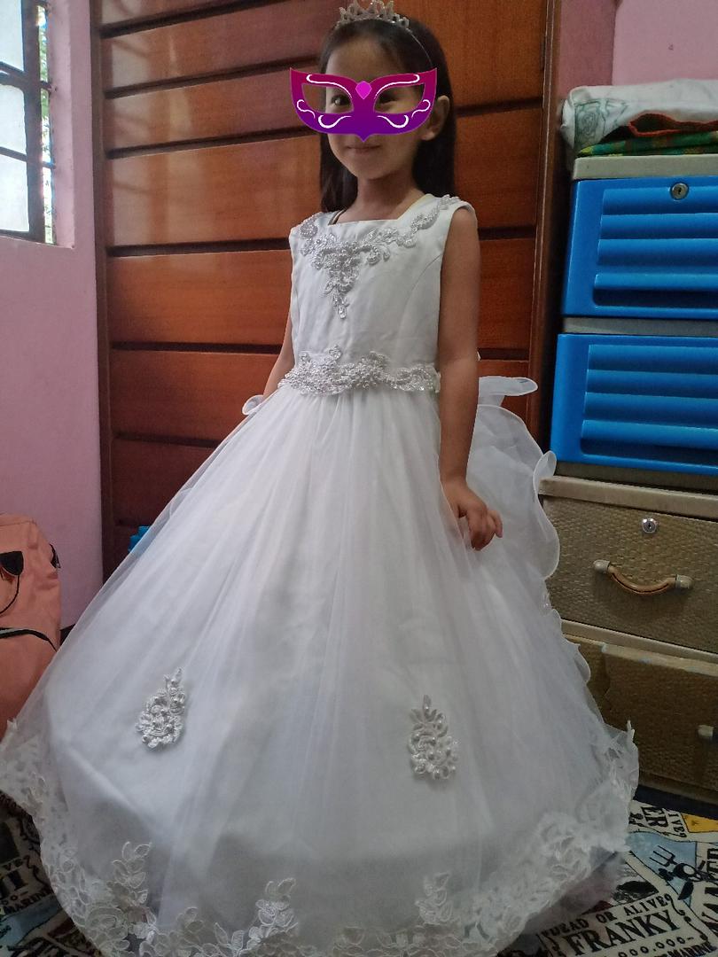 easyforever Kids Flower Girls Puffy 3 Hoops Waist Drawstring Petticoat Wedding Pageant Party Dress Crinoline Underskirt 