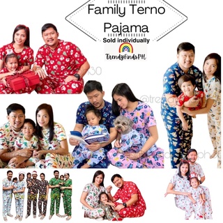 Kid/Adult Terno Shirt Pajama (Batch 2) Matchy Family Sleepwear (Sold per Size)