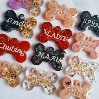 （hot sale 2022)Customized Resin Dog and Cat NAMETAG - with collar #5